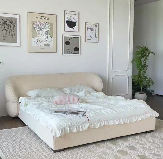 Cream Bed Frame