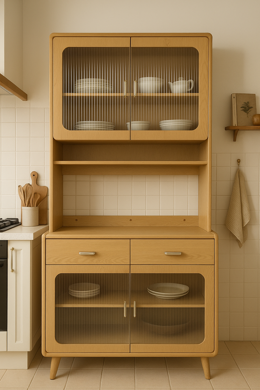 Wooden Kitchen Pantry