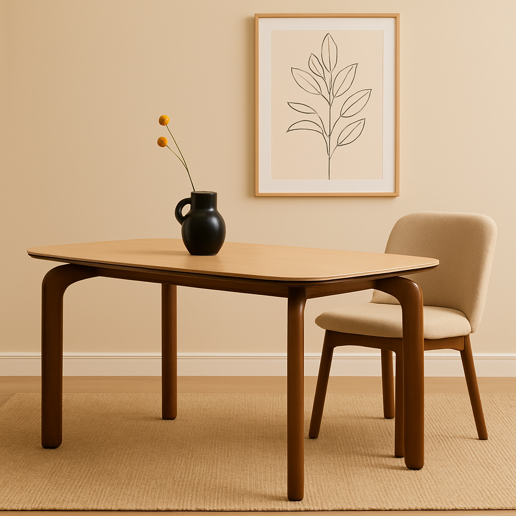 Ash Wood Dining Table