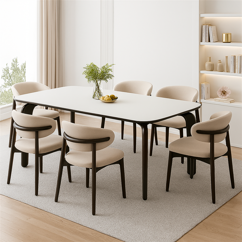 Ash Wood Dining Table