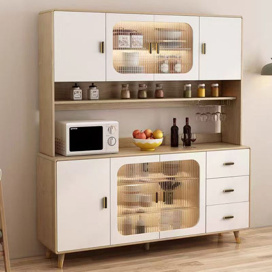 Kitchen Pantry (Wood/White)