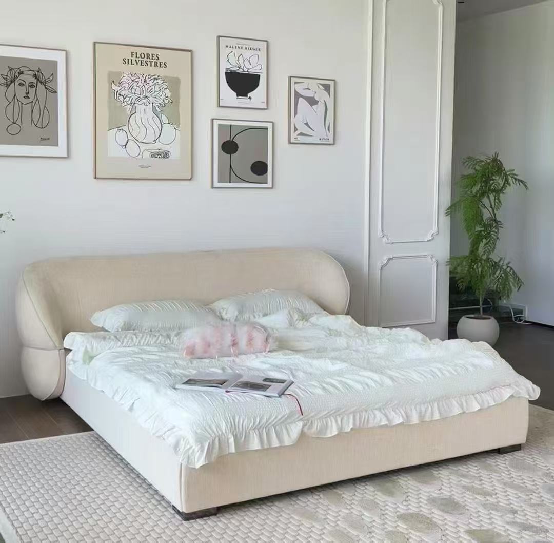 Cream Bed Frame