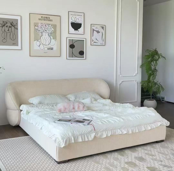 Cream Bed Frame