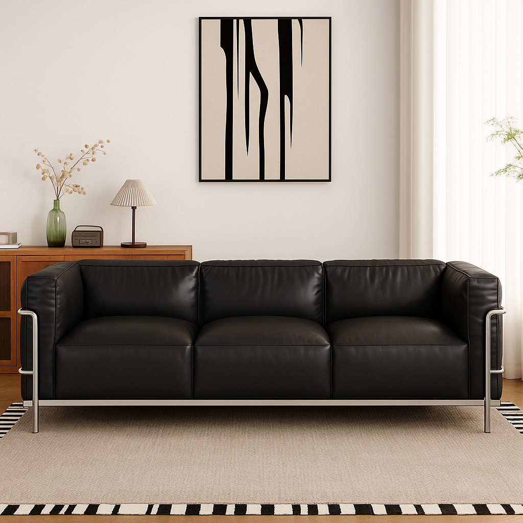 LC3 Sofa (Genuine Leather)