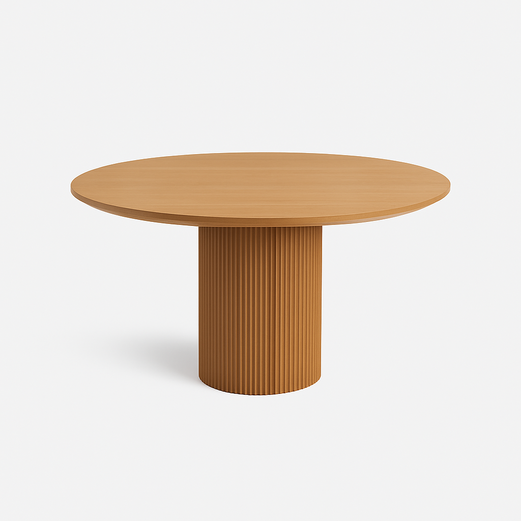 NORDIC Fluted Round Dining Table
