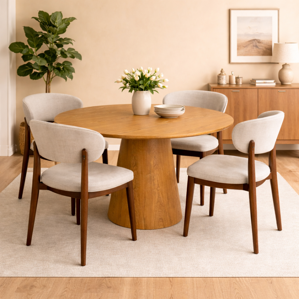 AURELIA Round Pedestal Dining Table
