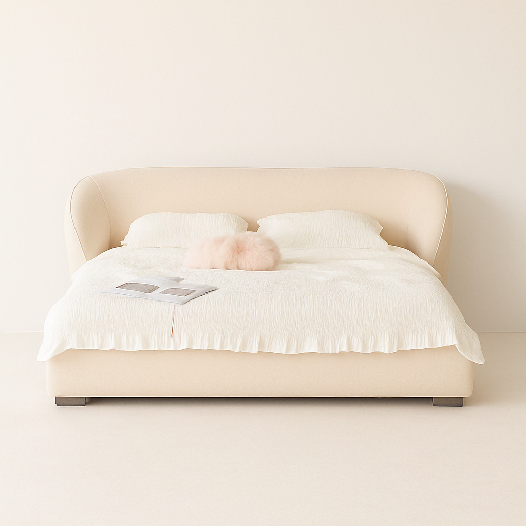 Cream Bed Frame