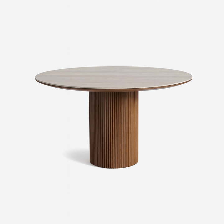 NORDIC Fluted Round Dining Table