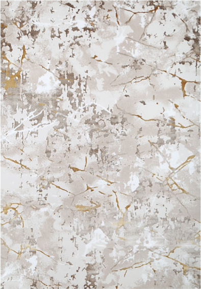 FARAZ NN66E beige marble abstract area rug