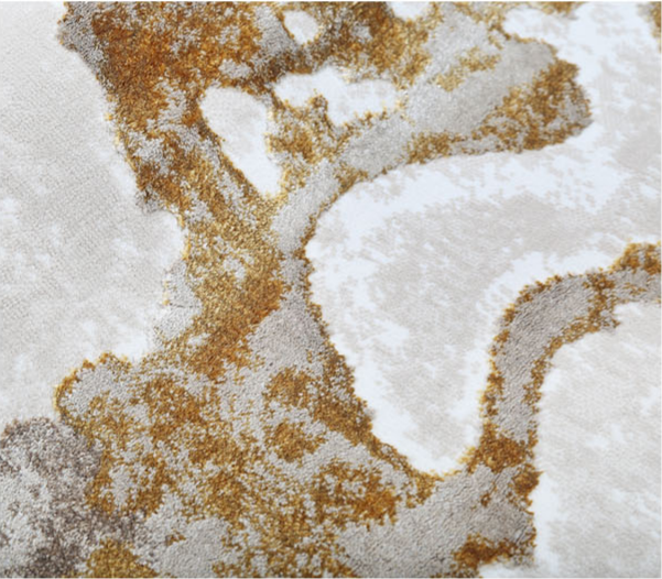 Close-up texture of the FARAZ rug collection